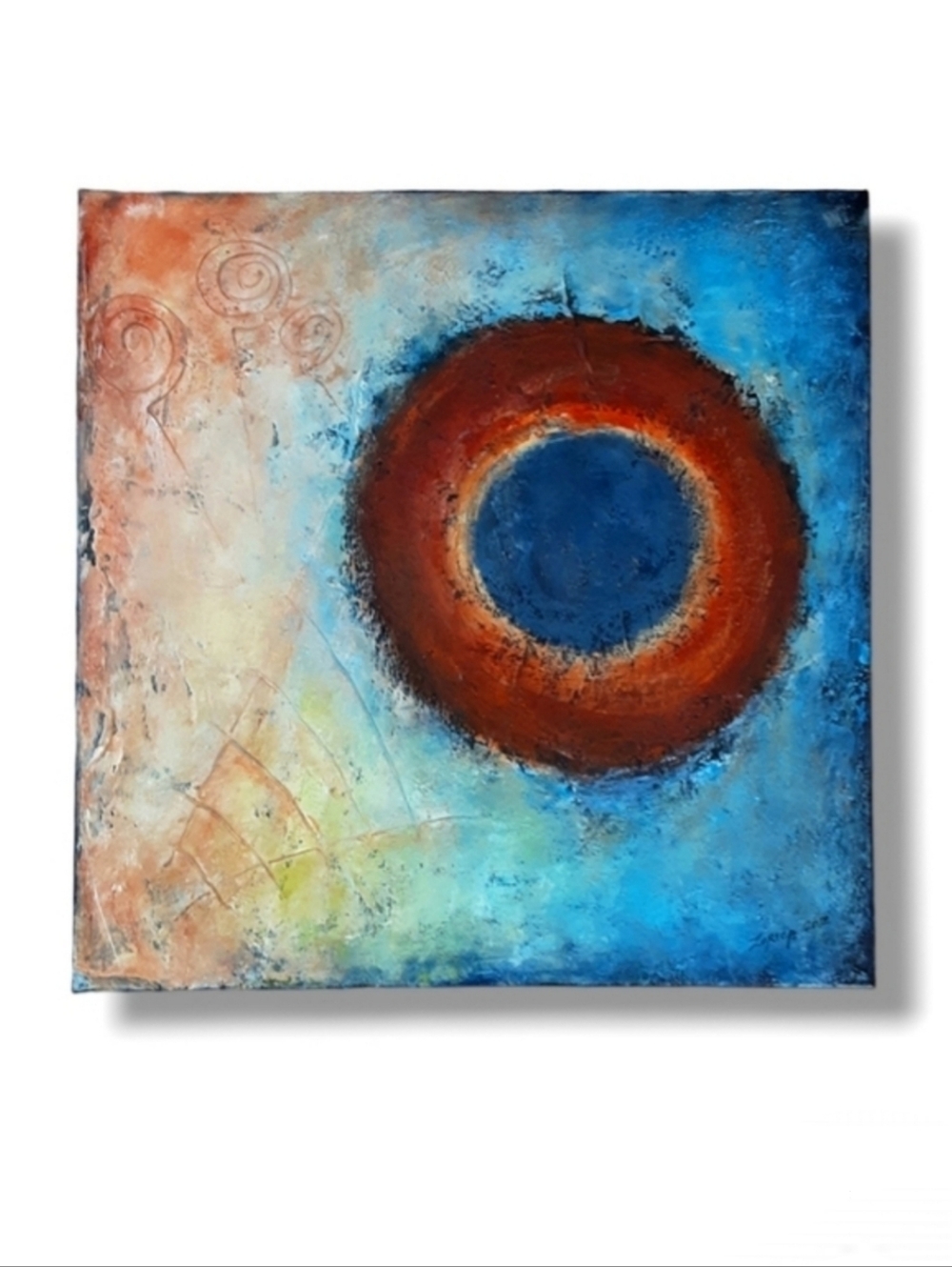 Original Abstract Acrylic Painting “Inner Path” by Zorica Delova 2018
